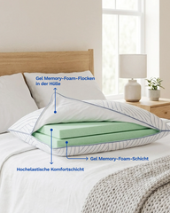 Scarnatti FlexCool Adjustable Memory Foam Pillow