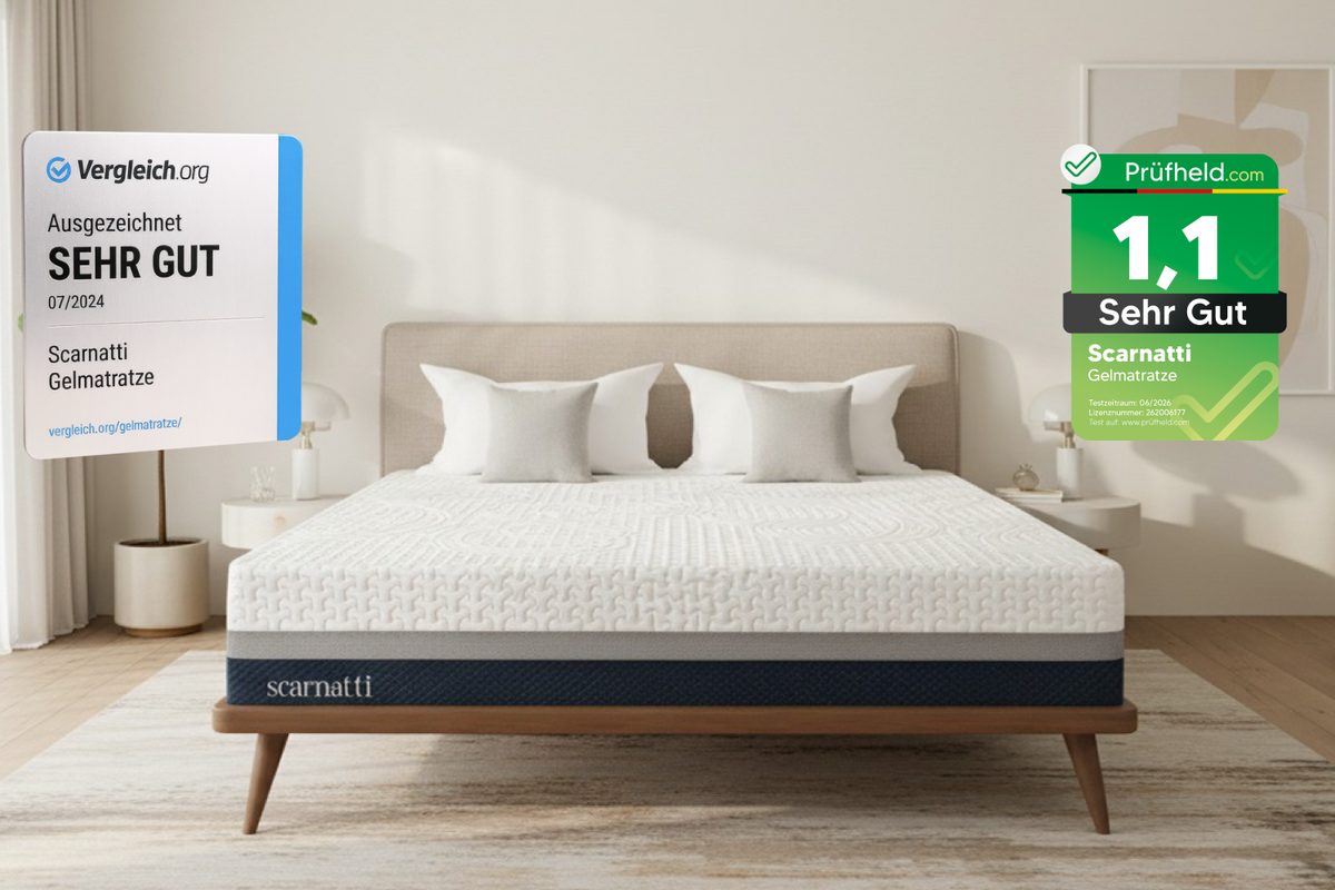 Scarnatti Excellence Gel Memory Matras 27 cm Scarnatti Excellence Gel Memory Matras 27 cm